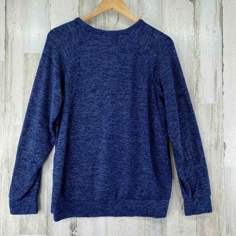 Buffalo David Bitton Sweater Mens Medium Blue Long‎ Sleeve Medium Weight - Picture 4 of 6